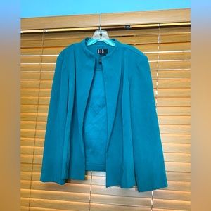 R & K Originals front open blazer jacket women’s Size 18 green